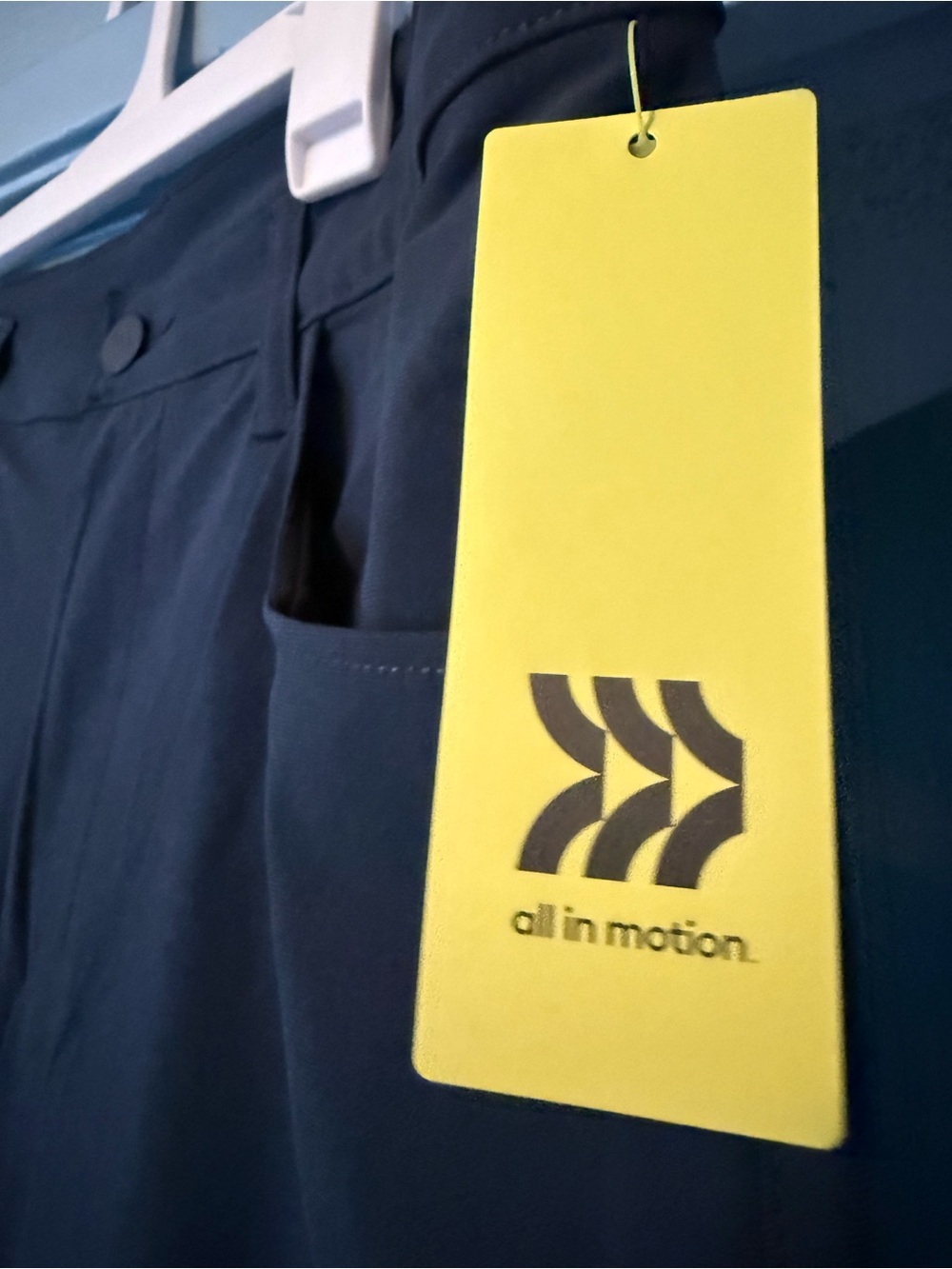 all in motion Navy Straight-Leg Active Pants